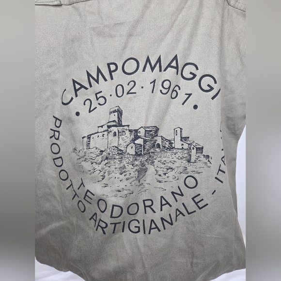Campomaggi Olive Green Tote Bag Aprox 22" X 19" Inchs - Picture 4 of 9